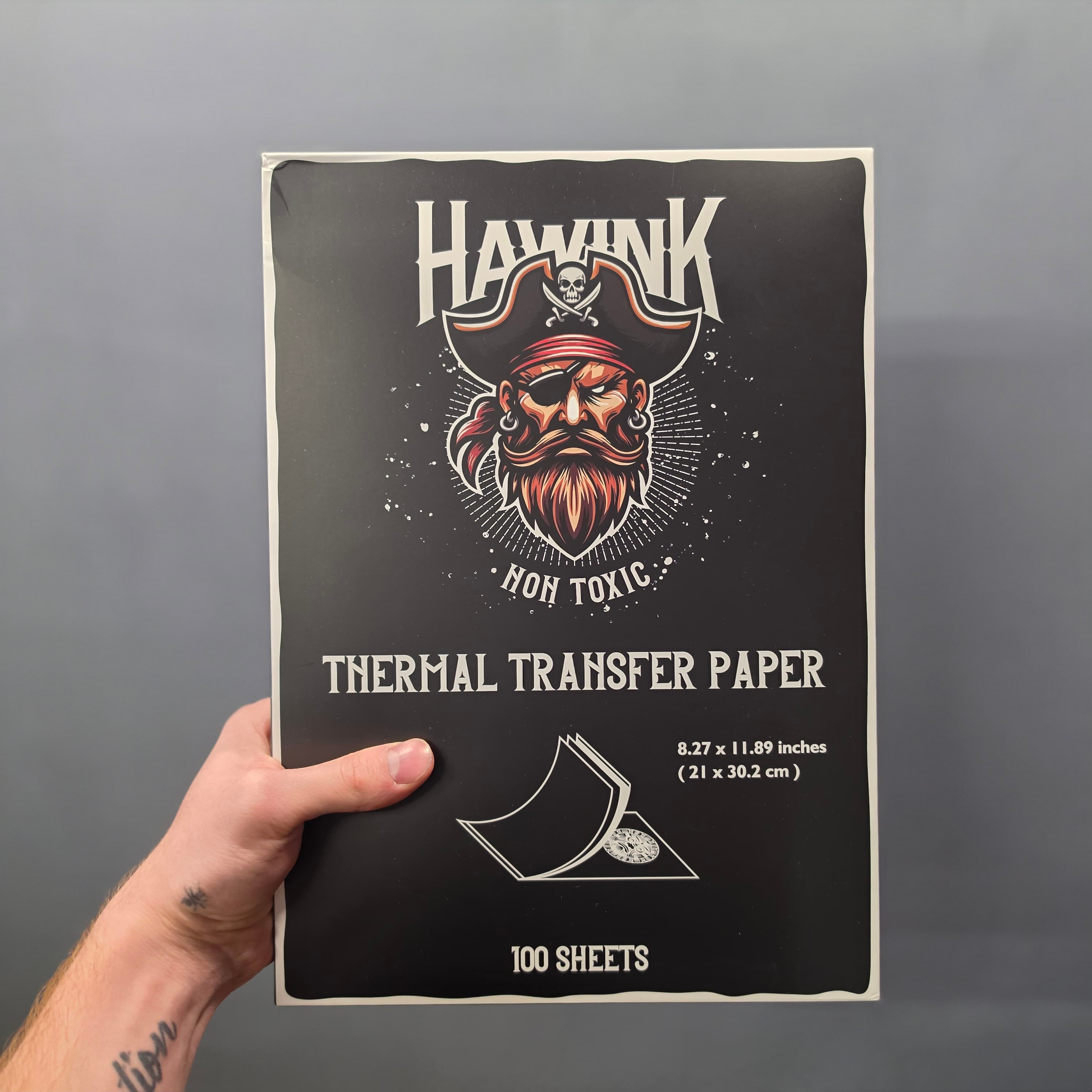 کاغذ استنسیل سهبرگ هاوینک — Hawink Thermal Transfer Paper ابعاد ۲۱×۳۰٫۲ سانتیمتر
